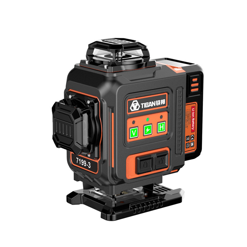 Industrial Laser Line Projector - Niveau laser vert 4D16 lignes, affichage