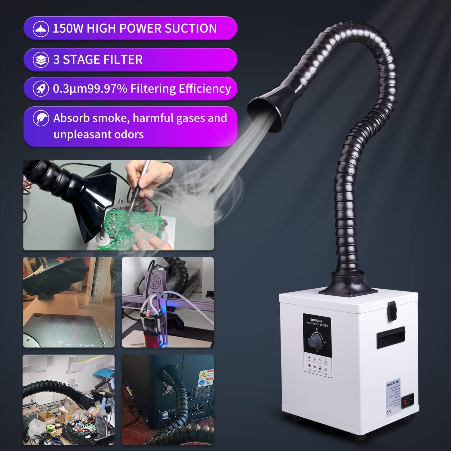 Extracteur de fumée pour soudu - Fume Extractor Laser avis et prix