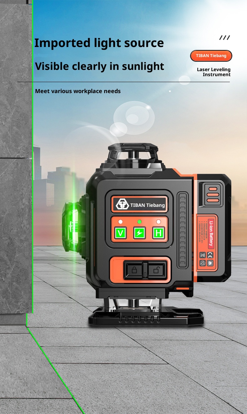 Niveau laser vert 4D16 lignes, - Industrial Laser Line Projector avis et prix