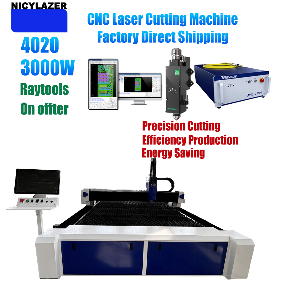 NICYLAZER CNC 3000W 4020 Machi - Industrial Laser Metal Cutting Machine avis et prix