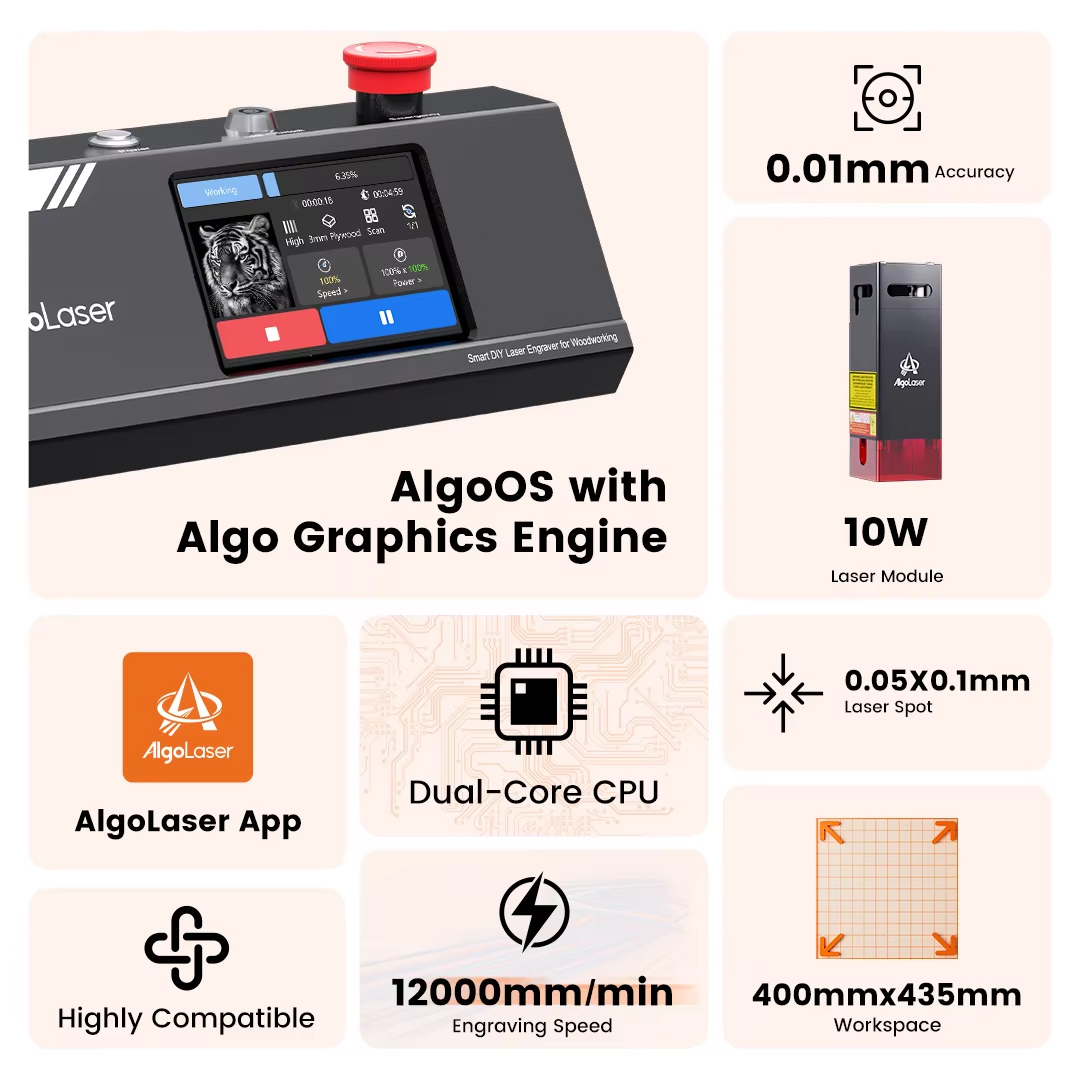 Algolaser bricolage Table 40*4 - Industrial Laser Metal Cutting Machine avis et prix