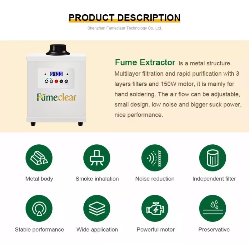 Extracteur de fumée de soudage - Fume Extractor Laser avis et prix